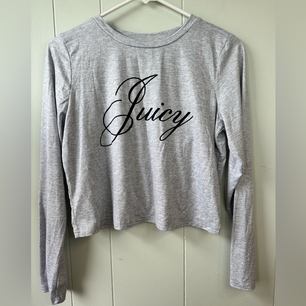 Juicy Couture Gray Long Sleeve Top